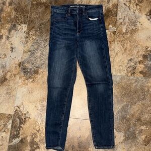 American Eagle Dark Blue Denim Jeans